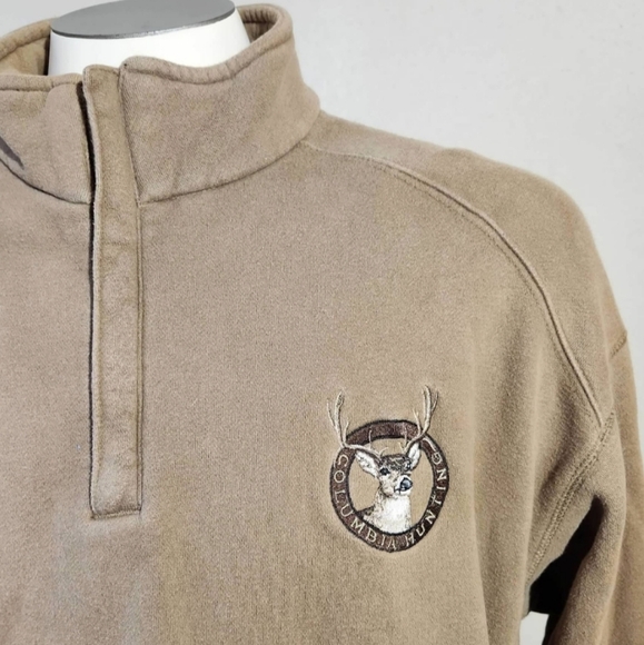 Columbia Hunting River Lodge 1/4 Zip Sweater Men's Size Large - Picture 3 of 6